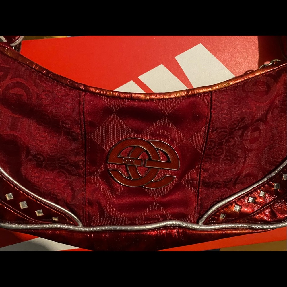 Guess red purse